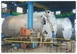 2000年8月 薬品工場向けタンク製作 100m3×２基 60m3×１基